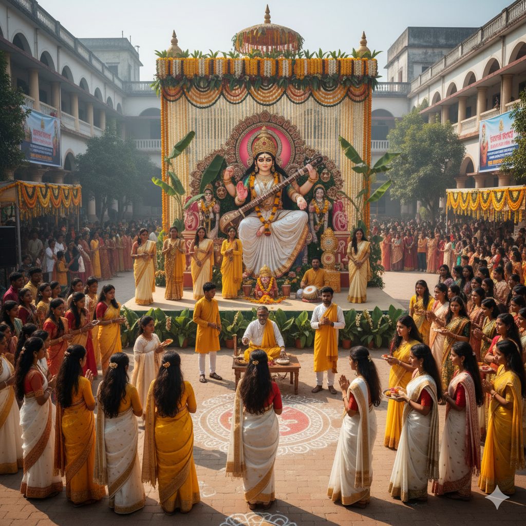 saraswati puja